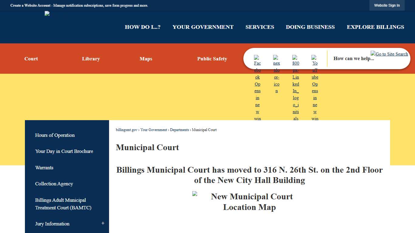 Municipal Court | City of Billings, MT - Official Website